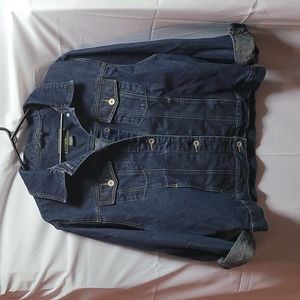 Eddie Bauer Jean Jacket XL dark wash denim
